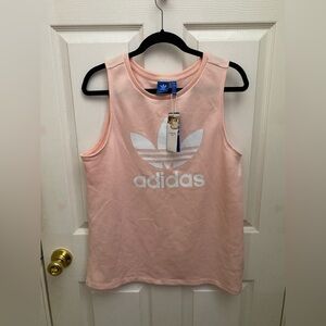 Adidas Pink Muscle Tee Tank Top